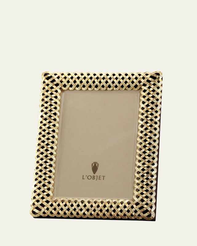 Gold Braid 8" x 10" Picture Frame